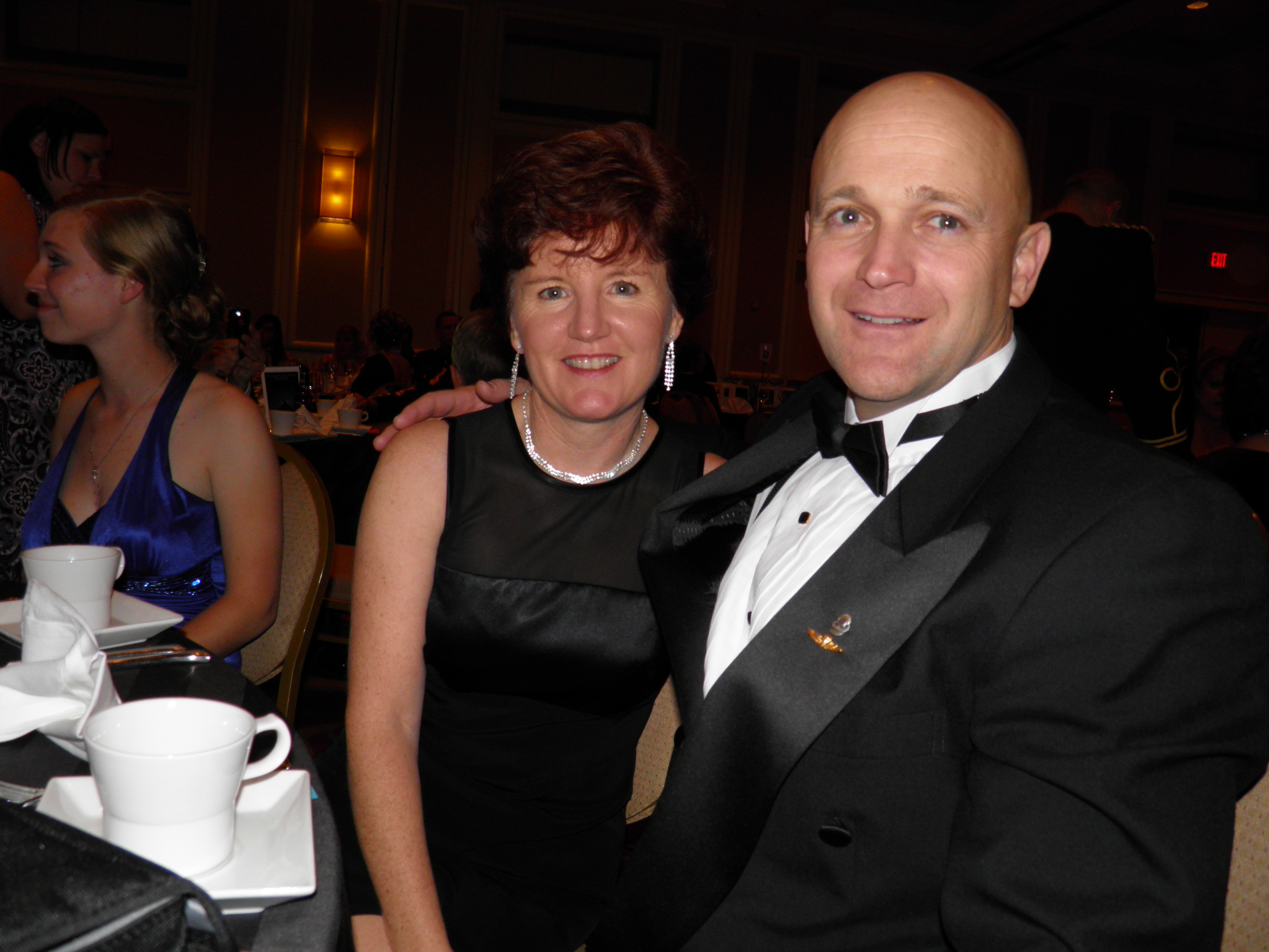 Bill and Clare Morgan Marine Corps Ball